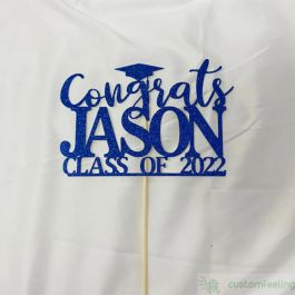 Personalized Graduation Cake Topper 2022 Congrats Grad | CustomFeeling