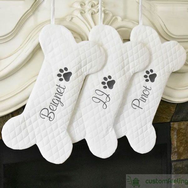 A Tail-Wagging Tradition The Rise of Personalized Dog Christmas Stockings