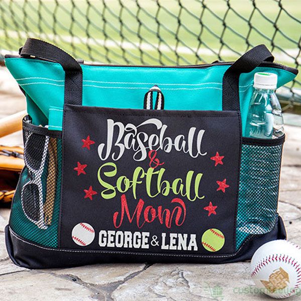 YHSHYZH Softball Mom Tote Bag with Pockets, Softball for You Gifts Softball  Team Purses Girls Softball Snack Shoulder Bag Gifts for Softball Lover